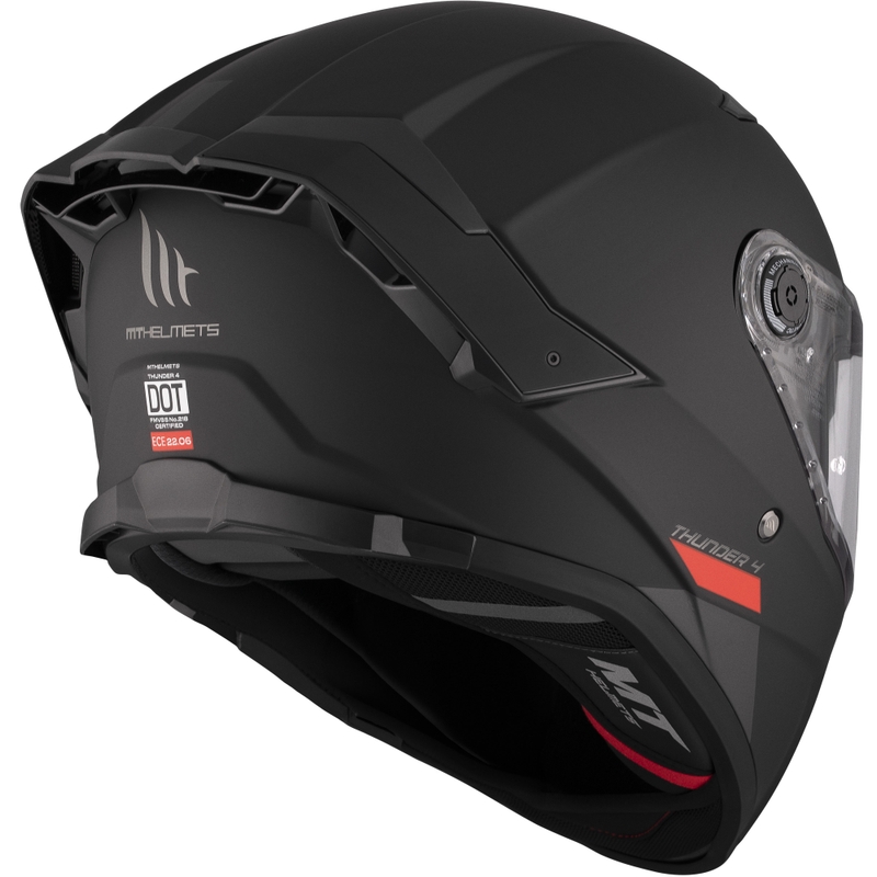 Motoristična čelada MT FF118SV Thunder 4 SV črna mat