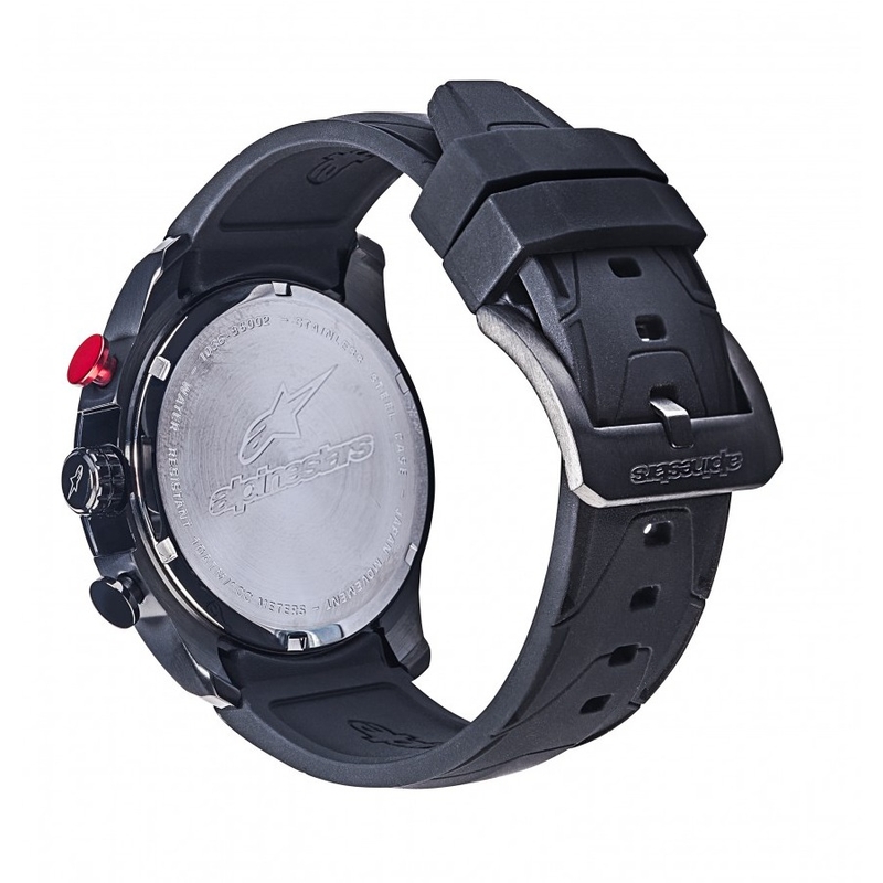 Alpinestars Tech Chrono PVD črno-rdeča ura