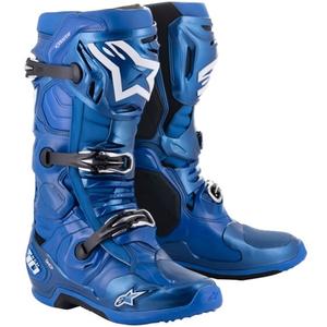 Motoristični škornji Alpinestars Tech 10 modro-črno-beli