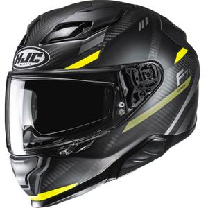 Motoristična čelada HJC F71 CARBON Esira MC3HSF črno-fluo rumena
