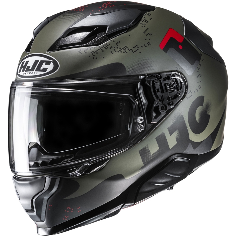 Motoristična čelada HJC F71 Faco MC1SF kaki-črna