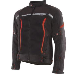 Moto jakna Street Racer Flex Air črno-rdeča
