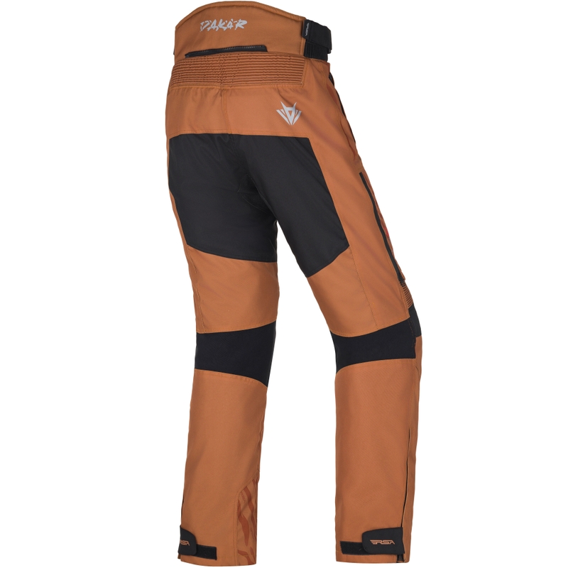Moto hlače RSA Dakar 2 črno-peščene