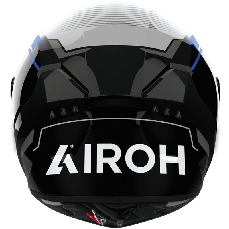 Airoh CONNOR Ego motoristična čelada z integriranim obrazom, sijajno modra