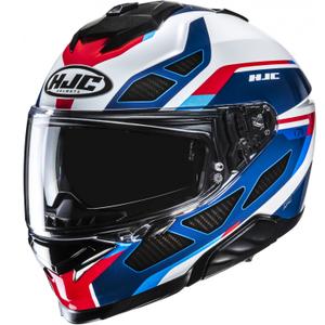 HJC i71 Zest MC21 integralna motoristična čelada modro-belo-rdeča