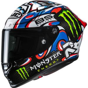 Integralna motoristična čelada HJC RPHA 1 V2 CARBON Quartararo Le Mans III MC25 večbarvna
