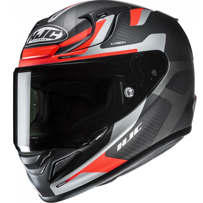 Motoristična čelada HJC RPHA 12 CARBON Xentra MC6HSF črno-sivo-rdeča