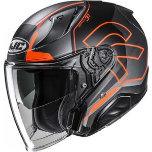 Odprta motoristična čelada RPHA 31 Dereen MC6HSF črno-sivo-oranžna