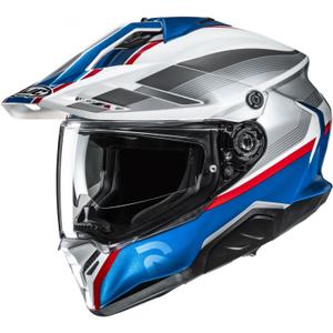 Enduro motoristična čelada HJC RPHA 60 Arbre MC21 bela-srebrna-modro-rdeča