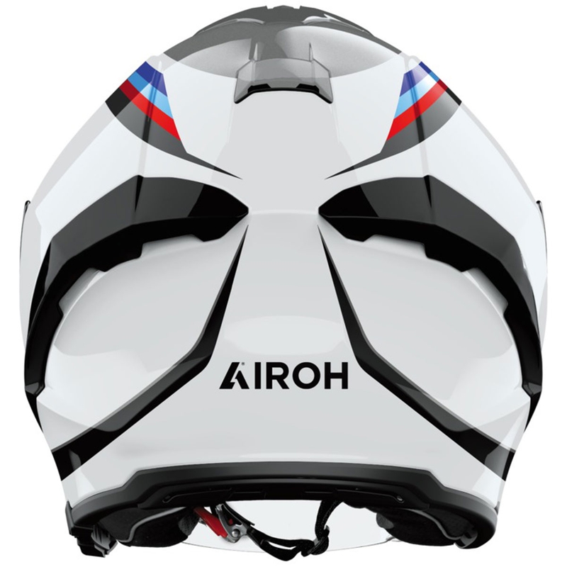 Odprta motoristična čelada Airoh H21 Arrow sijajno sivo-bela