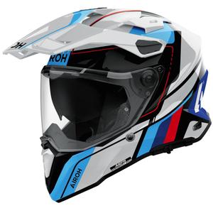 Enduro čelada Airoh Commander 2 Skip sijajno bela