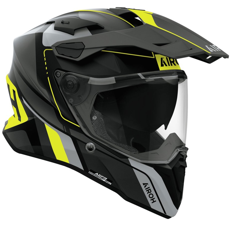 Enduro čelada Airoh Commander 2 Skip mat rumena
