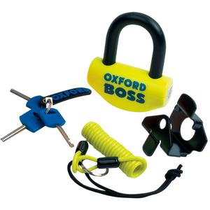 Ključavnica Oxford Boss U profil rumeno-črna 12,7 mm