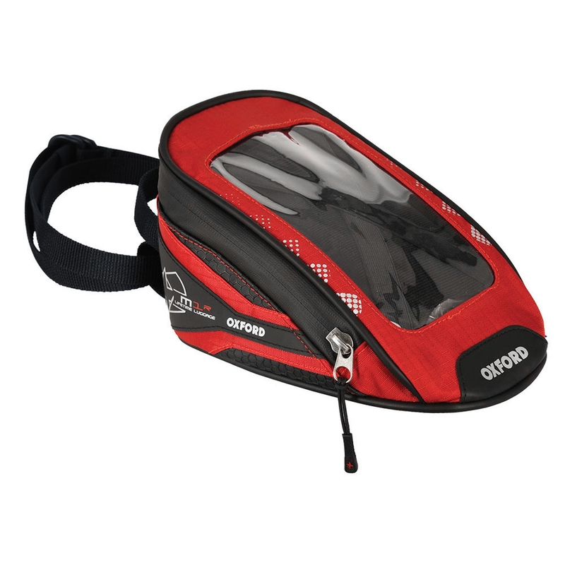 Torba za motorno kolo Oxford M1R Micro črno-rdeča