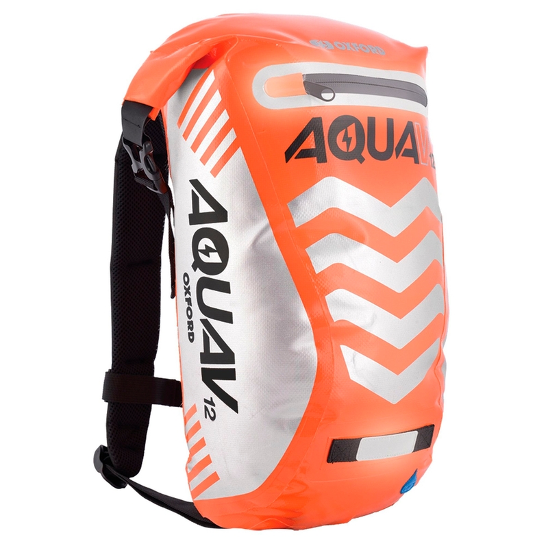 Vodoodporen nahrbtnik Oxford Aqua V12 Extreme Visibility fluo oranžne barve