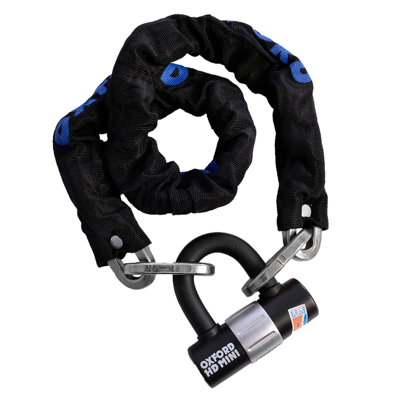 Verižna ključavnica za motorno kolo Oxford HD 1 m