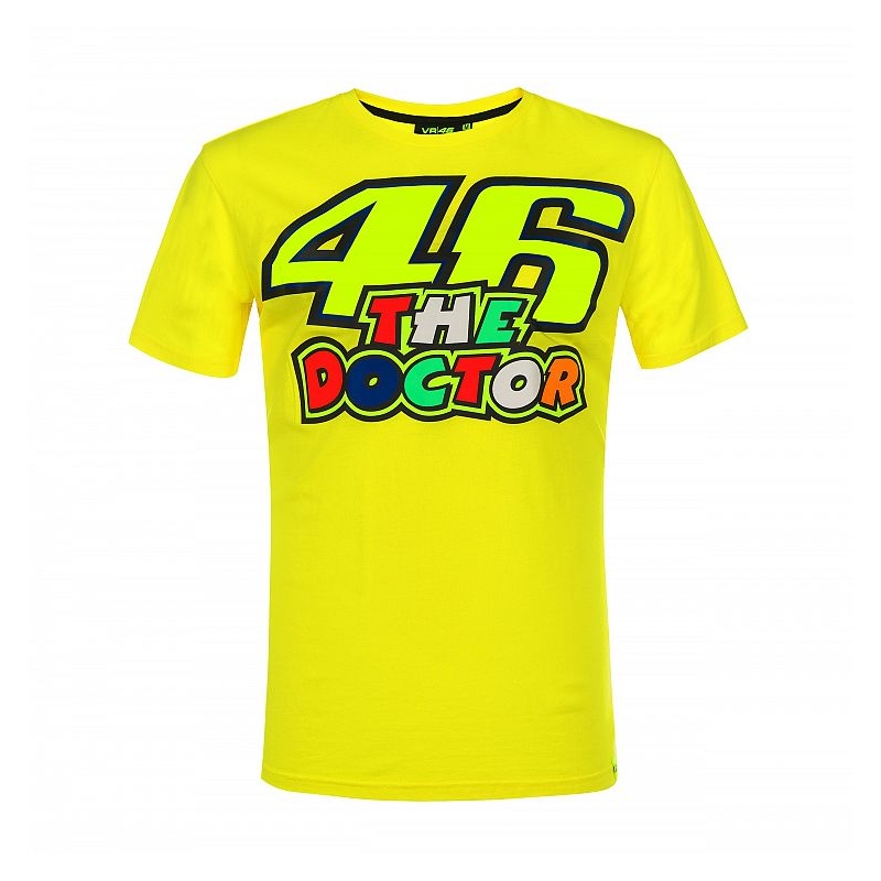 Majica VR46 Valentino Rossi THE DOCTOR 46 rumena