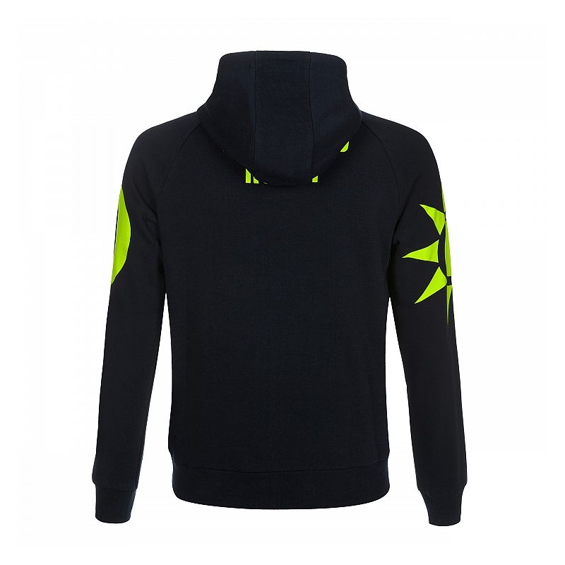 Mikina VR46 Valentino Rossi REPLICA Fleece temno modra