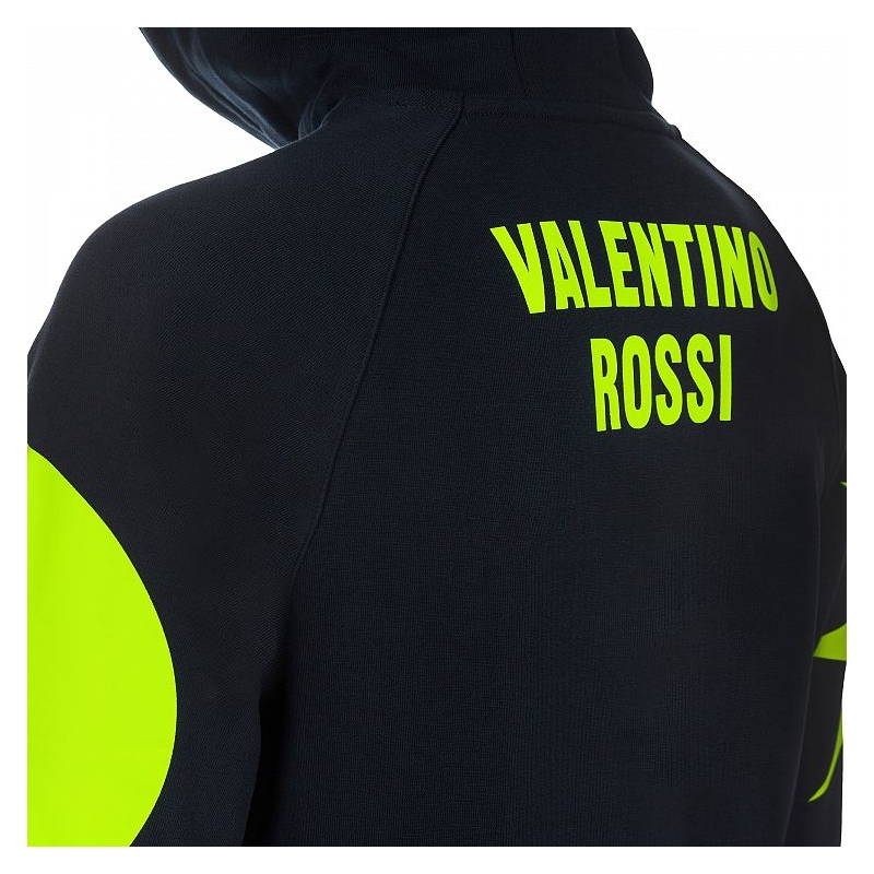 Mikina VR46 Valentino Rossi REPLICA Fleece temno modra