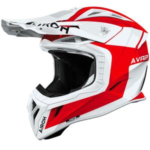 Motokros čelada Airoh Aviator ACE 2 Iron sijajno rdeča