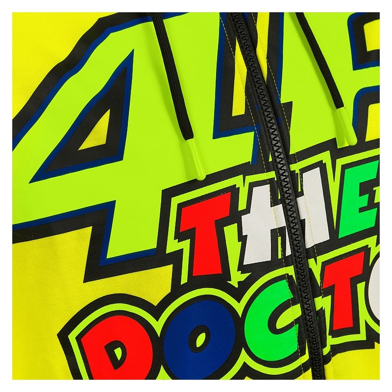 Mikina VR46 Valentino Rossi THE DOCTOR Fleece rumena