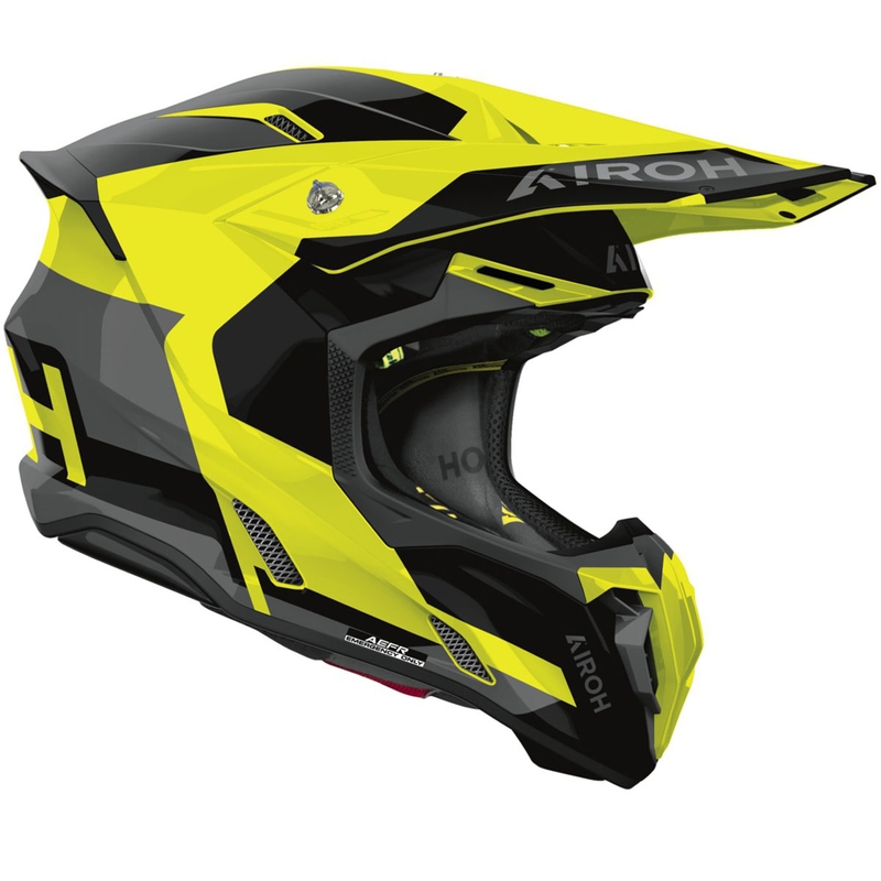 Airoh Twist 3 Fancy motokros čelada, svetleča fluo rumena