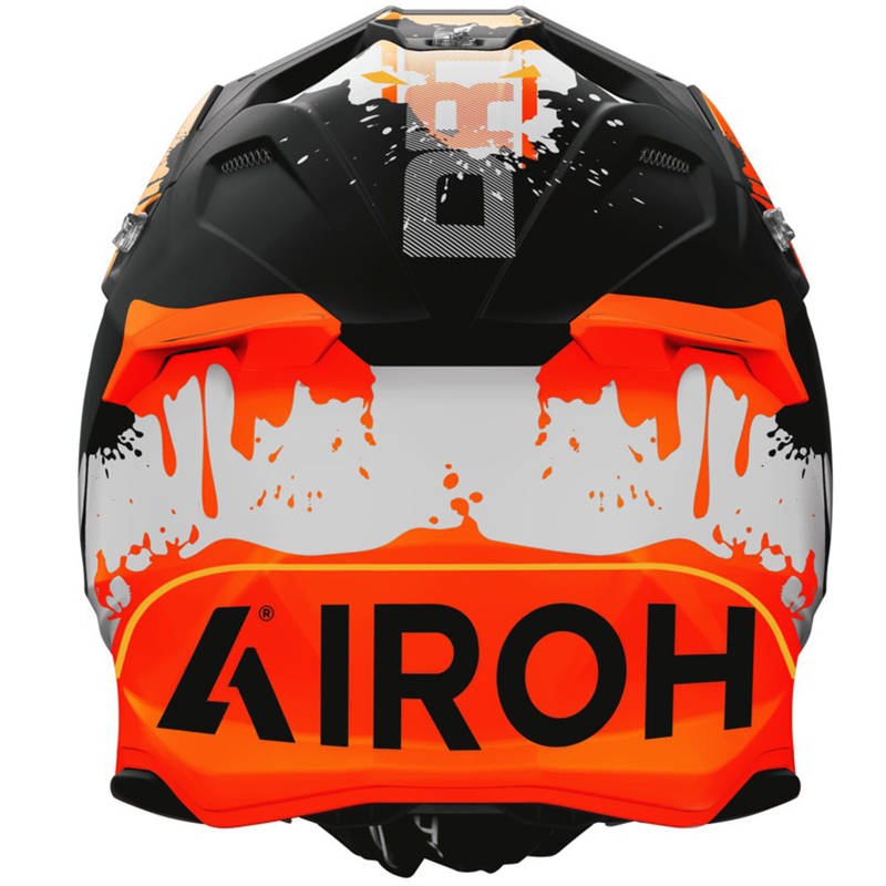 Motokrosová helma Airoh Twist 3 Dirt matná černo-oranžová