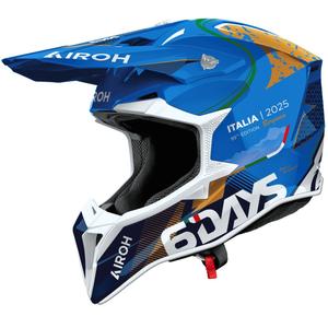 Čelada za motokros Airoh Wraaap 6DAYS ® ITALY, sijajna