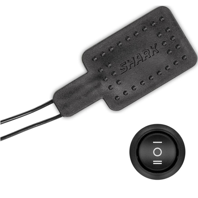 Komplet za gretje palca Shark, črne barve