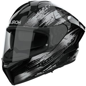 Airoh MATRYX Reflex motoristična čelada z integriranim obrazom, sijajno siva
