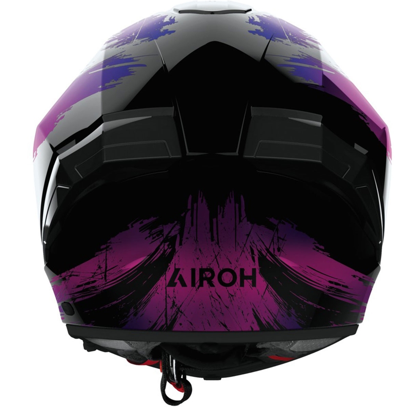 Airoh MATRYX Reflex motoristična čelada z integriranim obrazom, sijajno vijolična