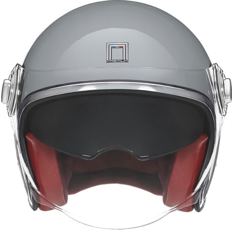 Čelada NOX PREMIUM Heritage z odprtim obrazom, siva