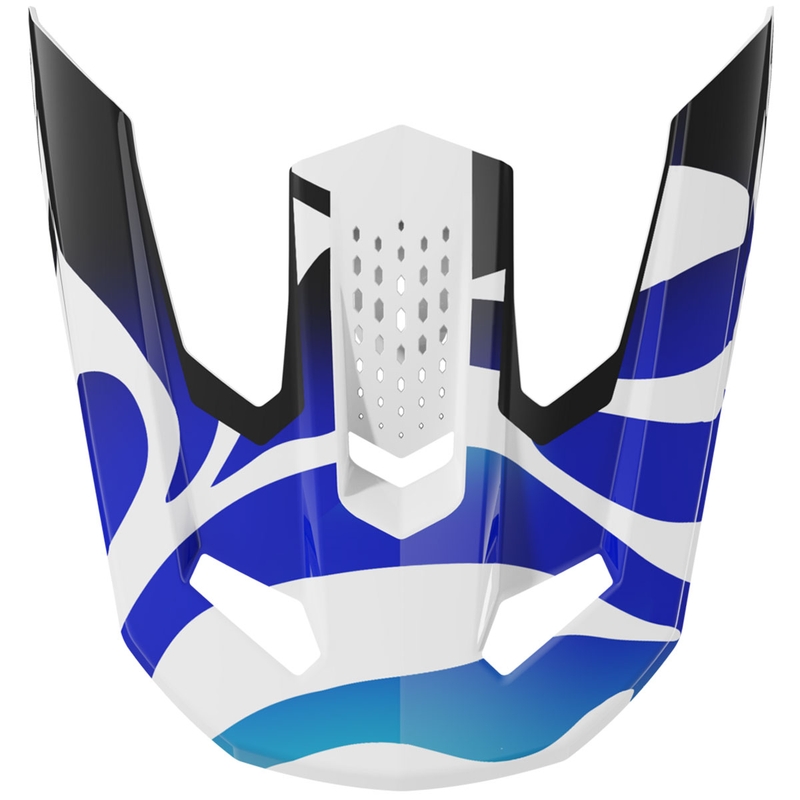 Vizir za čelade Shot Speed Ghost, sijajno modre barve