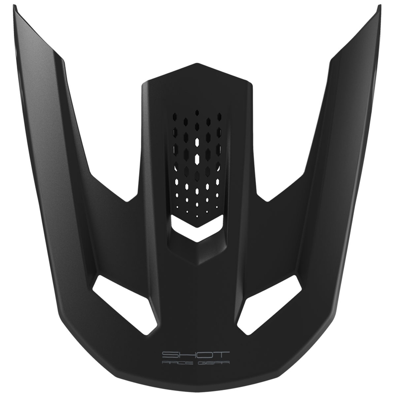 Vizir za čelade Shot Speed Solid mat črne barve