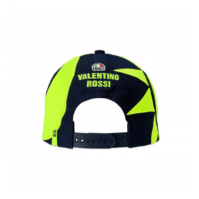 Otroška kapa VR46 Valentino Rossi REPLIKA SUN AND MOON modro-rumena