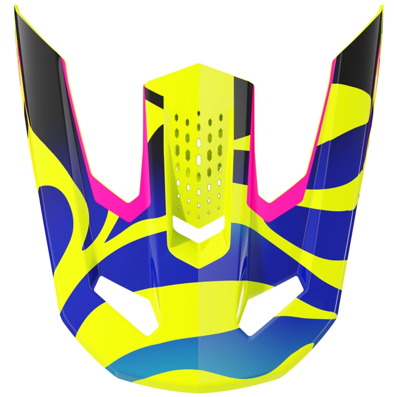 Vizir za otroške čelade Shot Speed Ghost, svetleč fluo rumen