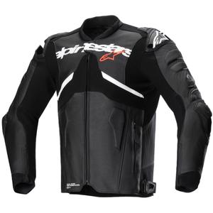 Alpinestars Atem 5 usnjena motoristična jakna črno-bela