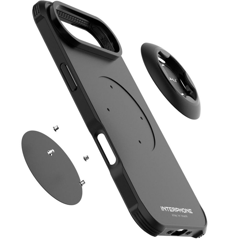 Ovitek za interfon QUIKLOX Tetraforce - Apple iPhone 17 Air črne barve
