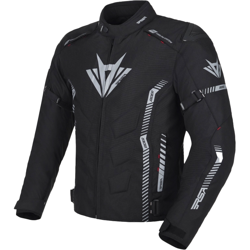 Motoristična jakna RSA Rider black-grey-red