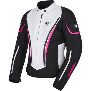 RSA Wasp Ženska motoristična jakna White-Black-Pink