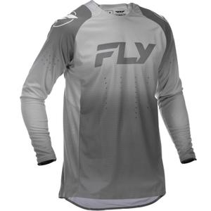Motokros dres FLY Racing Evolution belo-siv