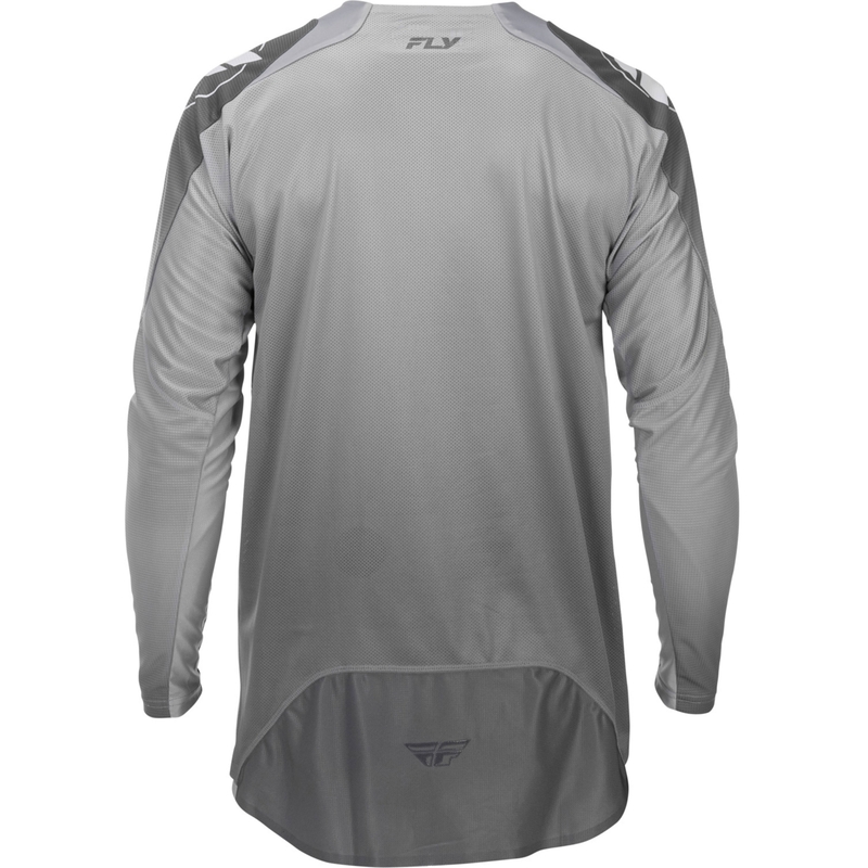 Motokros dres FLY Racing Evolution belo-siv