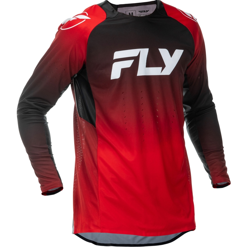 Motokros dres FLY Racing Evolution rdeče-črno-bel