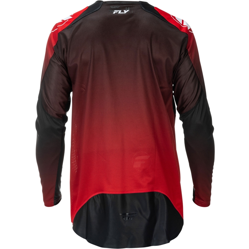 Motokros dres FLY Racing Evolution rdeče-črno-bel