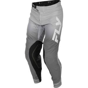 Motokros hlače FLY Racing Evolution belo-sive