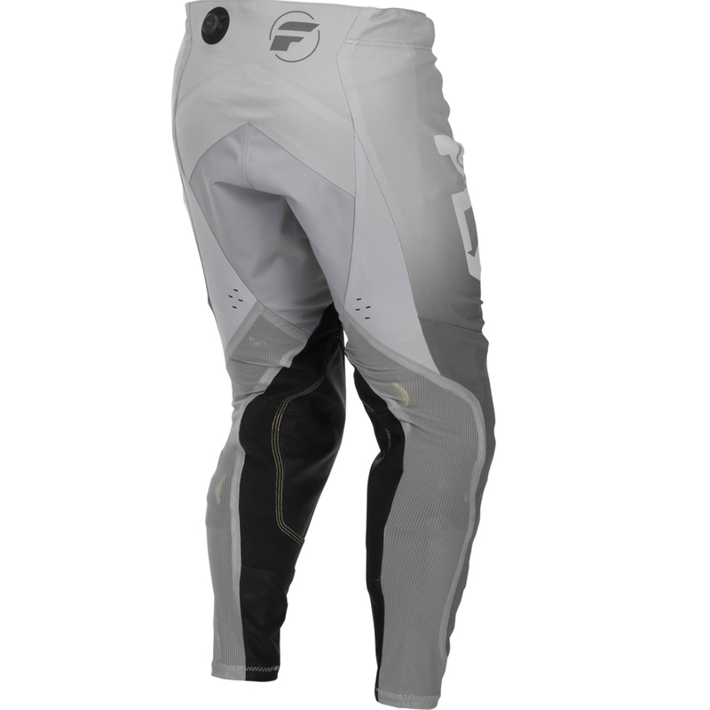 Motokros hlače FLY Racing Evolution belo-sive
