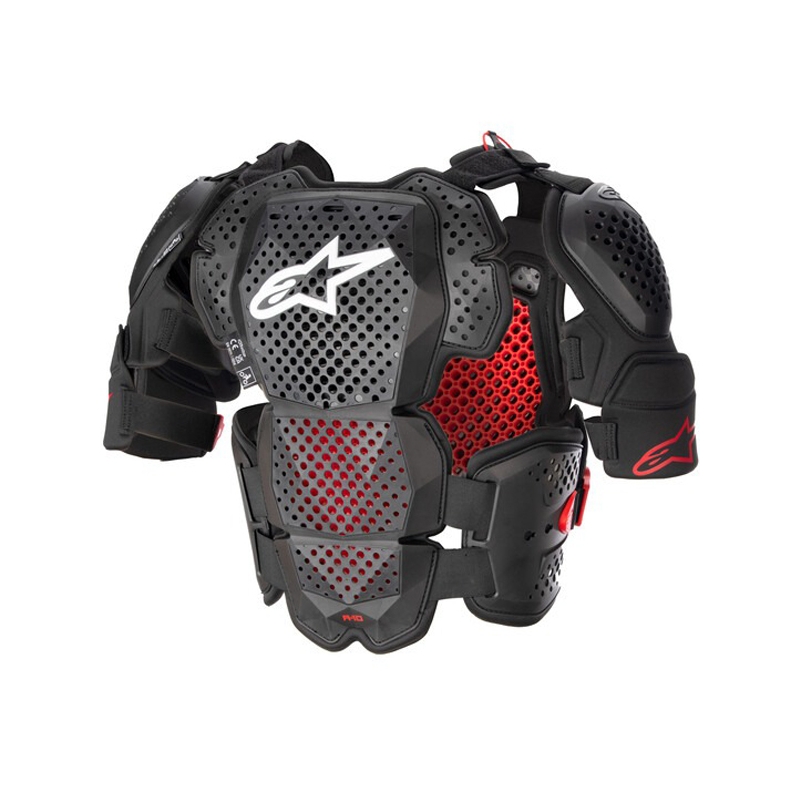 Ščitnik za telo Alpinestars A-10 2 črno-antracitno-rdeč