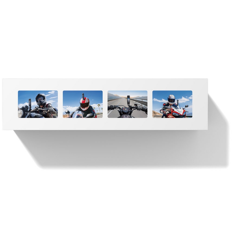 Akcijska kamera Insta360 X4 za motoriste v paketu, črna