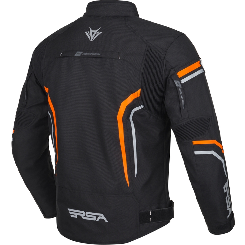 Motoristična jakna RSA Compact 2 black-grey-orange