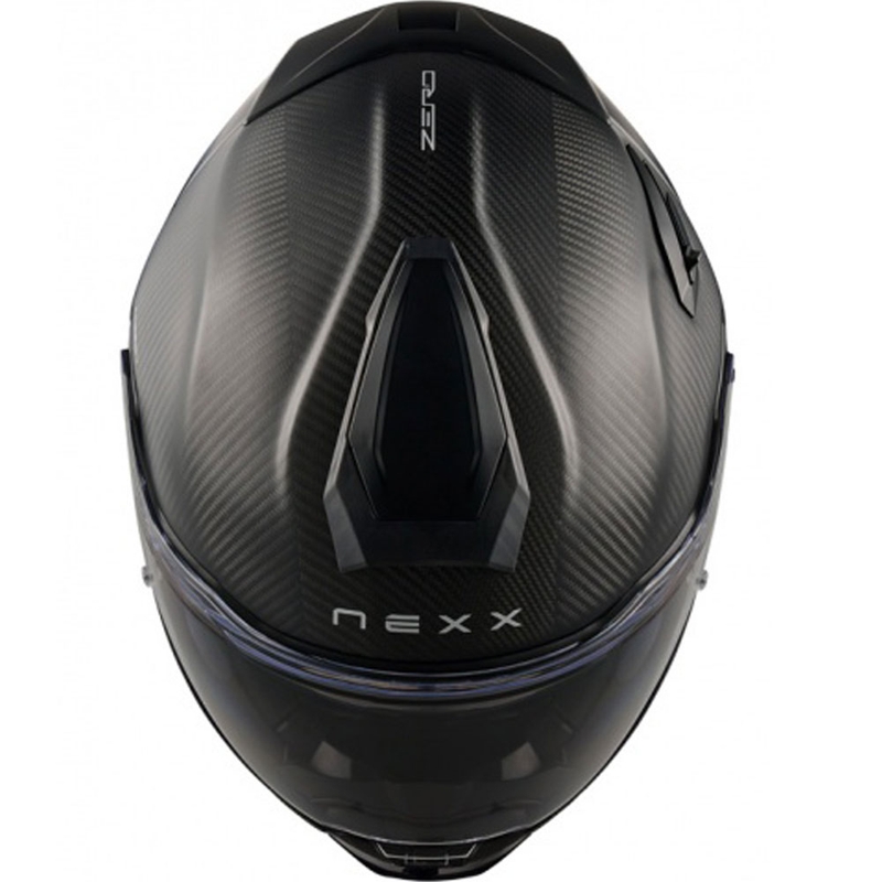 Nexx X.TR Zero PRO Carbon motoristična čelada z integriranim obrazom, mat črna